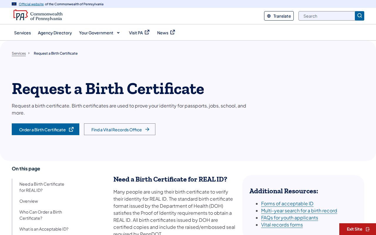 Upper Macungie Township residents directory birth certificate route